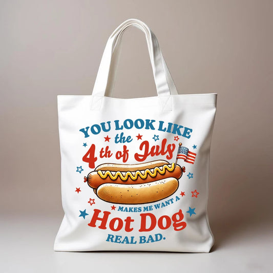 Fashion 4th Of July Hot Dog Hamburger Heat Transfer Patches For Clothes DIY A-Level Washable T-shirts Iron-on Thermal Stickers